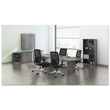 Safco® Medina Laminate Series Round Conference Table Top, 48 Dia, Gray Steel freeshipping - TVN Wholesale
